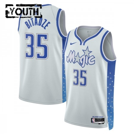 Barn Orlando Magic Tröja Goga Bitadze Nike 2025-26 City Edition Vit Swingman Barn Orlando Magic Tröja Goga Bitadze Nike 2025-26 City Edition Vit Swingman